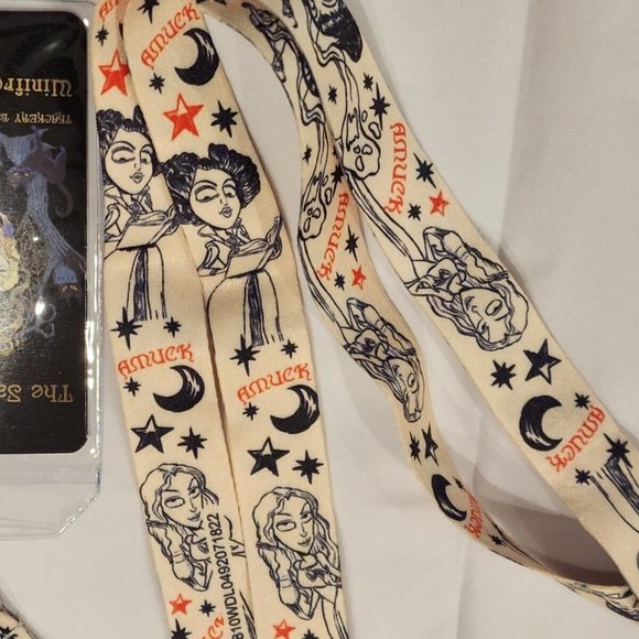 Hocus Pocus Sanderson Sisters Lanyard ID Holder Loungefly NEW - Picture 8 of 10